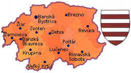Banska Bystrica Map and Shield